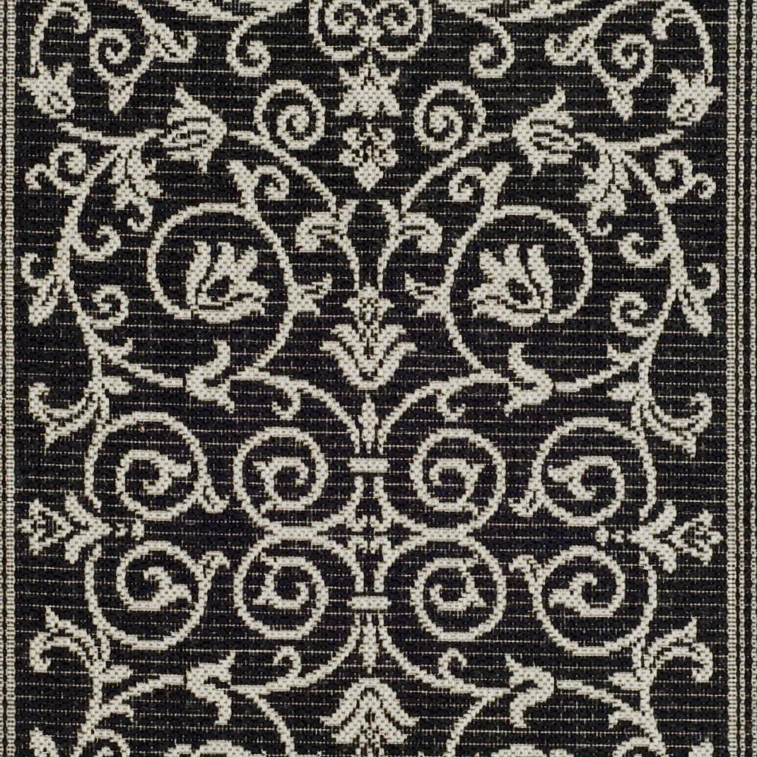 image:imageSAFAVIEH Washable Rug Outdoor Courtyard Collection 4 x 57 Terracotta amp Natural NonShedding amp Easy Cleaning Ideal for Patio Backyard Mudroom CY20983202BlackSand