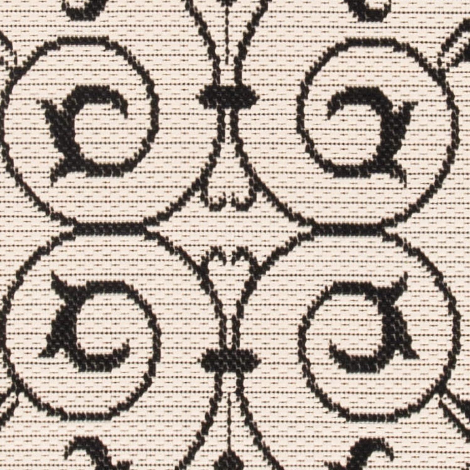 image:imageSAFAVIEH Washable Rug Outdoor Courtyard Collection 4 x 57 Terracotta amp Natural NonShedding amp Easy Cleaning Ideal for Patio Backyard Mudroom CY20983202SandBlack