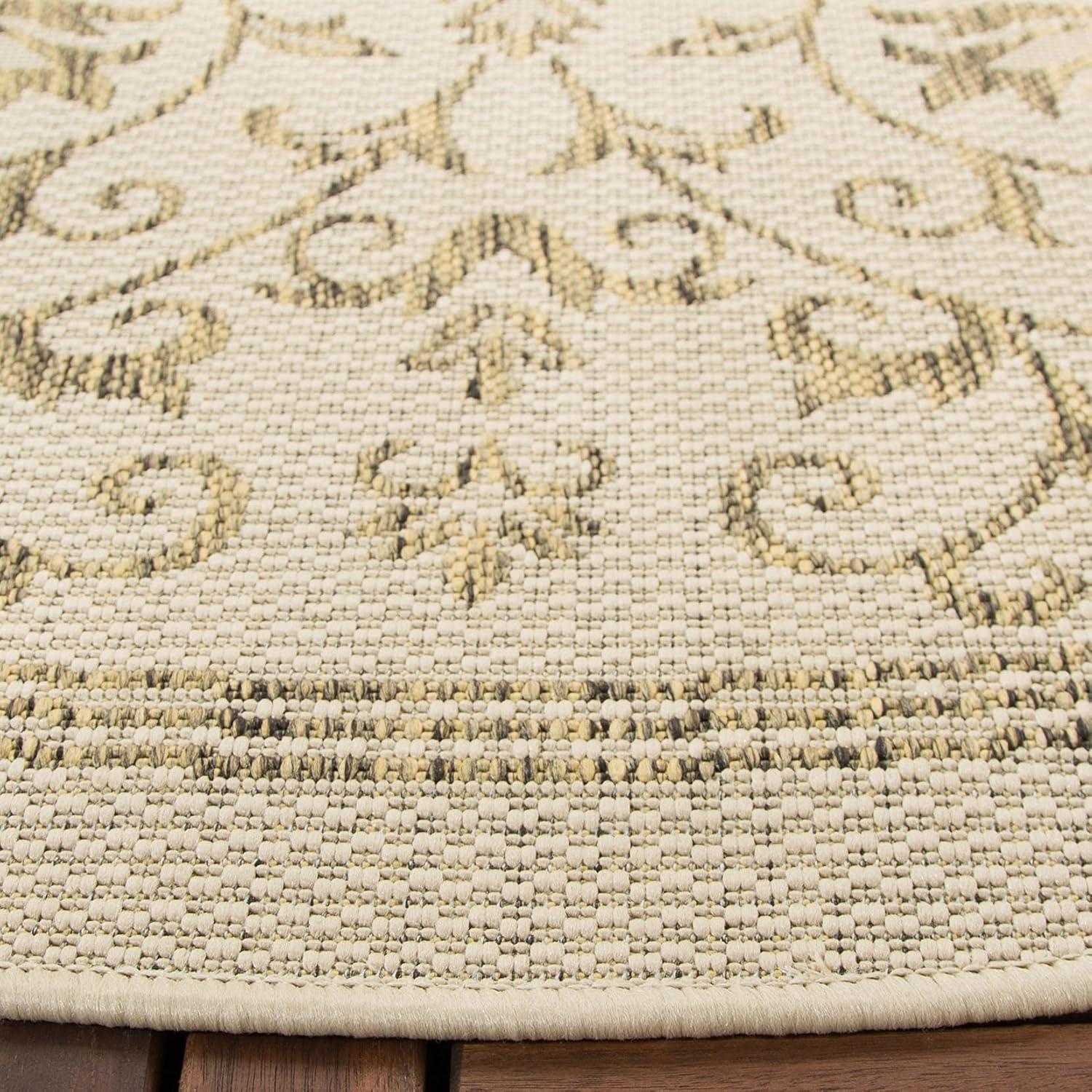 image:imageSAFAVIEH Washable Rug Outdoor Courtyard Collection 4 x 57 Terracotta amp Natural NonShedding amp Easy Cleaning Ideal for Patio Backyard Mudroom CY20983202NaturalBrown
