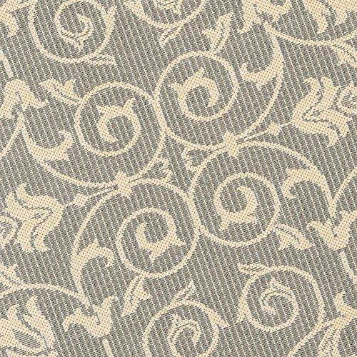 image:imageSAFAVIEH Washable Rug Outdoor Courtyard Collection 4 x 57 Terracotta amp Natural NonShedding amp Easy Cleaning Ideal for Patio Backyard Mudroom CY20983202GreyNatural