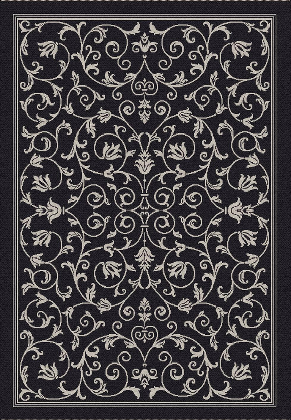 image:imageSAFAVIEH Washable Rug Outdoor Courtyard Collection 4 x 57 Terracotta amp Natural NonShedding amp Easy Cleaning Ideal for Patio Backyard Mudroom CY20983202BlackSand