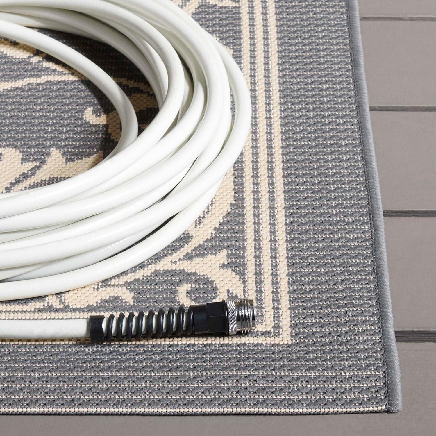 image:imageSAFAVIEH Washable Rug Outdoor Courtyard Collection 4 x 57 Terracotta amp Natural NonShedding amp Easy Cleaning Ideal for Patio Backyard Mudroom CY20983202GreyNatural