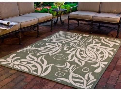 image:imageSAFAVIEH Washable Rug Outdoor Courtyard Collection 53 x 77 Chocolate amp Natural NonShedding amp Easy Cleaning Ideal for Patio Backyard Mudroom CY29613409NaturalBrown