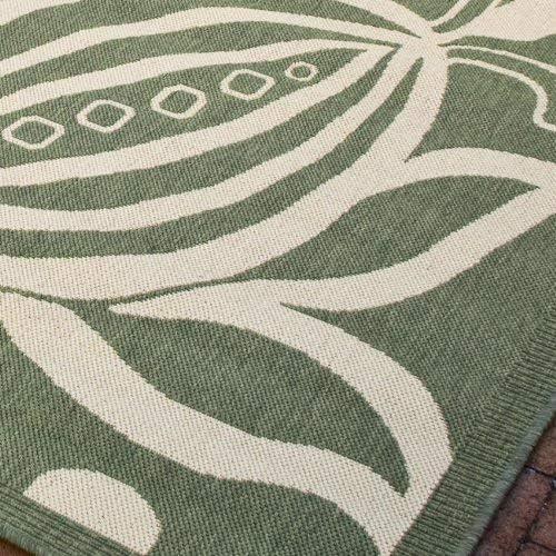 image:imageSAFAVIEH Washable Rug Outdoor Courtyard Collection 53 x 77 Chocolate amp Natural NonShedding amp Easy Cleaning Ideal for Patio Backyard Mudroom CY29613409OliveNatural