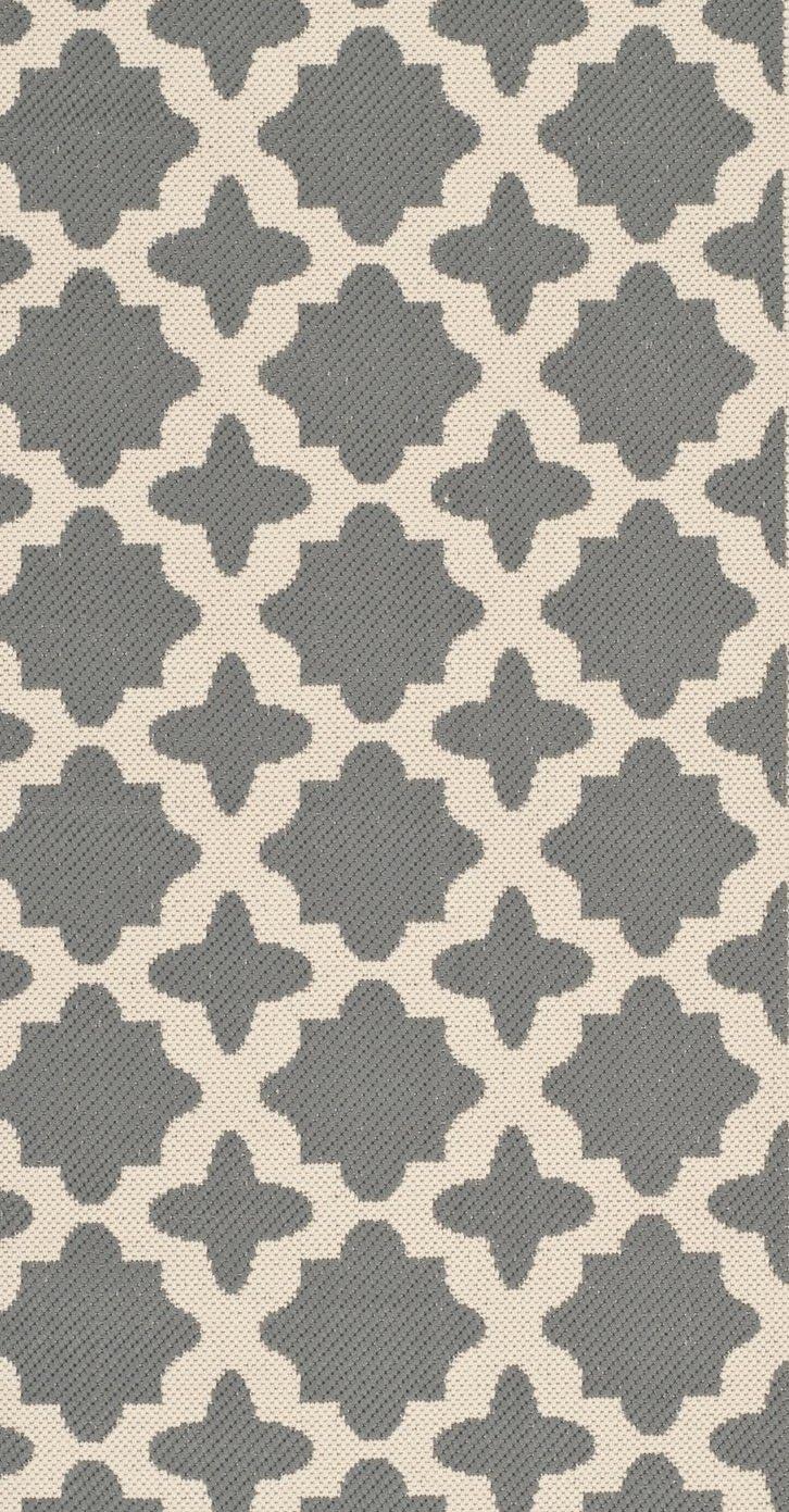 image:imageSAFAVIEH Washable Rug Outdoor Courtyard Collection 67 x 96 Green amp Beige NonShedding amp Easy Cleaning Ideal for Patio Backyard Mudroom CY6913244AnthraciteBeige