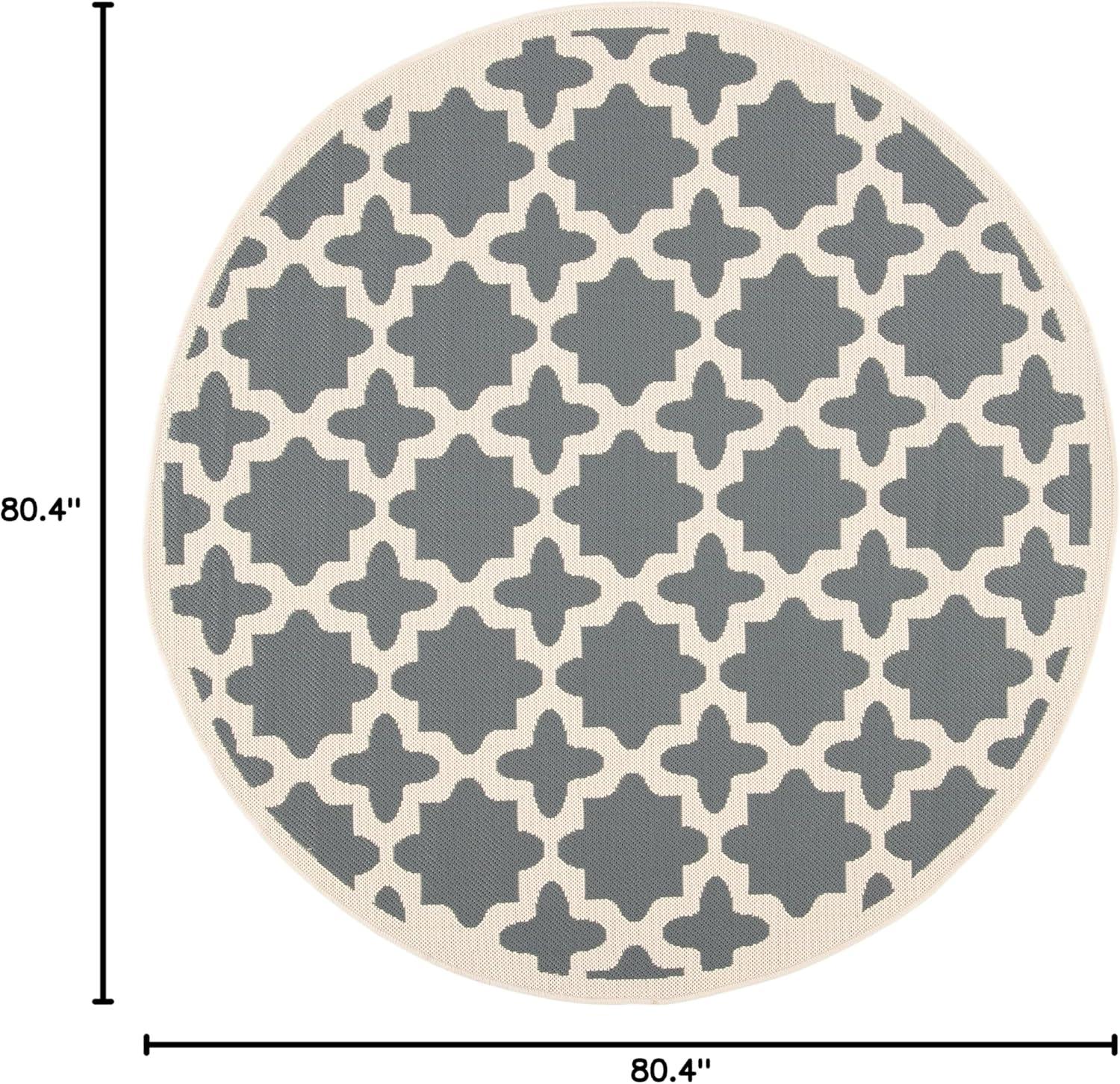 image:imageSAFAVIEH Washable Rug Outdoor Courtyard Collection 67 x 96 Green amp Beige NonShedding amp Easy Cleaning Ideal for Patio Backyard Mudroom CY6913244AnthraciteBeige