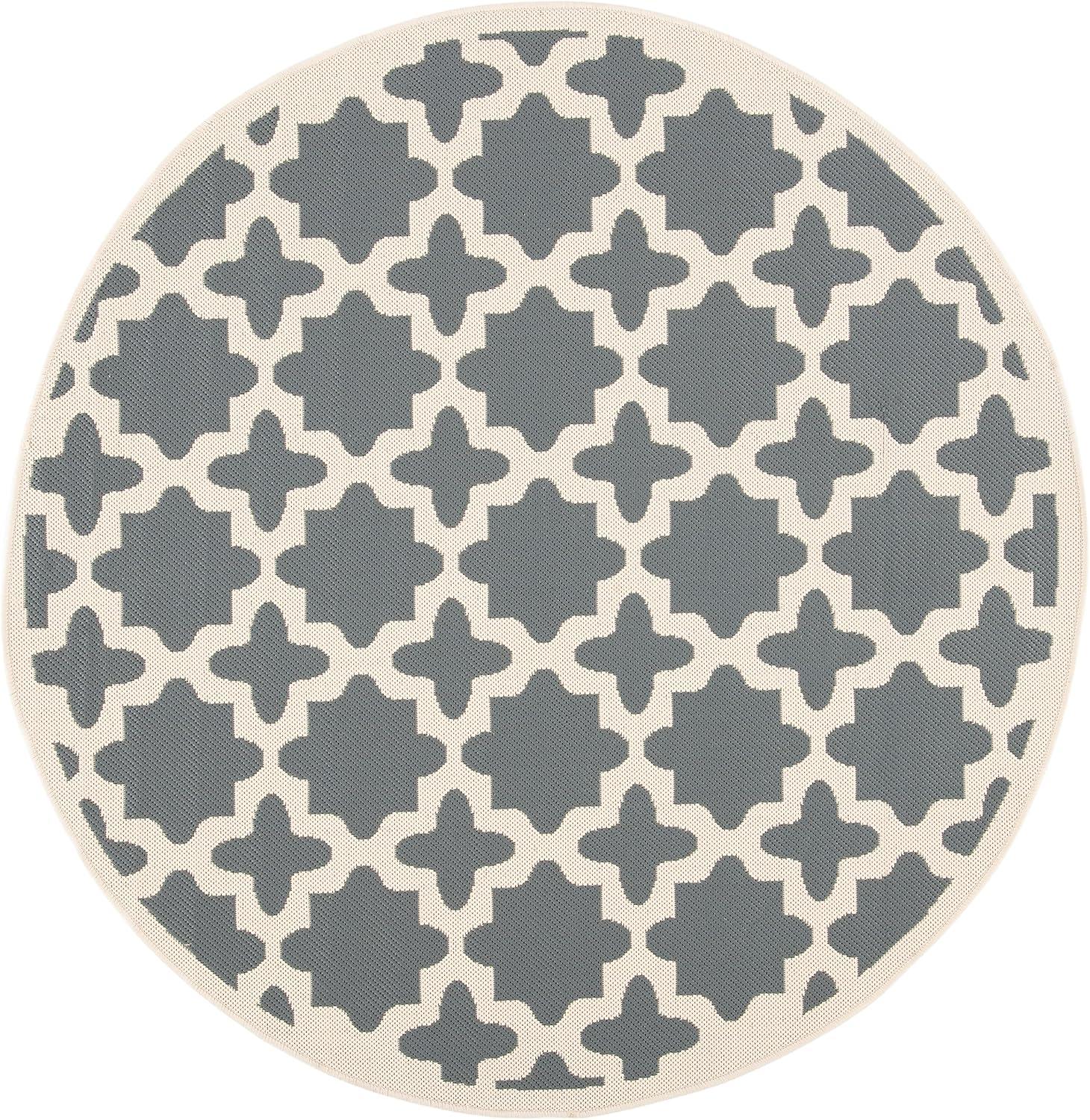 image:imageSAFAVIEH Washable Rug Outdoor Courtyard Collection 67 x 96 Green amp Beige NonShedding amp Easy Cleaning Ideal for Patio Backyard Mudroom CY6913244AnthraciteBeige