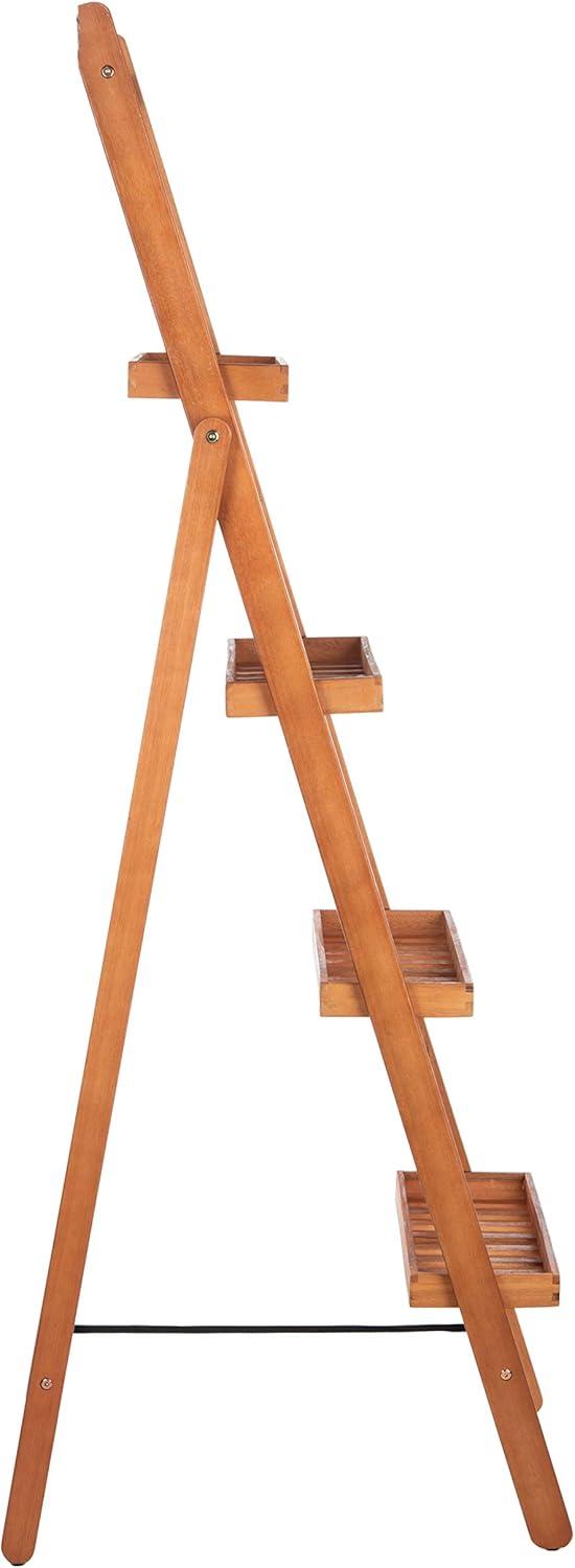 image:imageSafavieh Outdoor Collection Grenton Natural Brown 4Tier Shelf