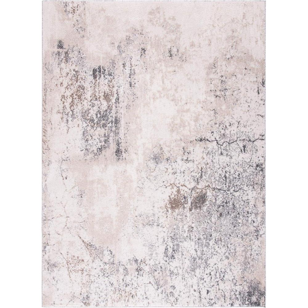 image:imageSAFAVIEH Area Rug 8x10  Aston Collection  Large  Grey amp Blue Modern Abstract Design NonShedding amp Easy Cleaning Ideal for Living Room Bedroom Office Dining Space ASN708FIvoryGrey