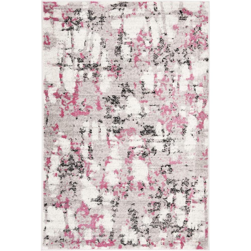 image:imageSAFAVIEH Area Rug 8x10 Skyler Collection Large Grey amp Purple Modern Abstract Design NonShedding amp Easy Cleaning Ideal for Living Room Bedroom Office Dining Space SKY193RGreyPink