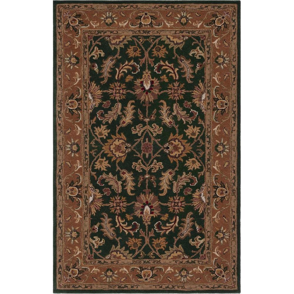 image:imageSAFAVIEH Heritage Collection Area Rug  5 x 8 Dark Green amp Gold Handmade Traditional Oriental Wool Ideal for High Traffic Areas in Living Room Bedroom HG628ADark GreenGold