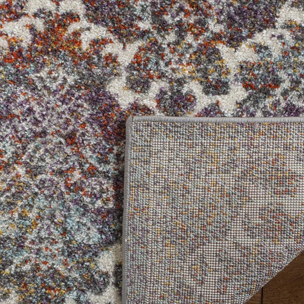 image:imageSAFAVIEH Madison Collection Area Rug 51 x 76 Light Grey amp Rust Boho Chic Damask Design NonShedding amp Easy Care Ideal for High Traffic Areas in Living Room Bedroom MAD945RLight GreyRust