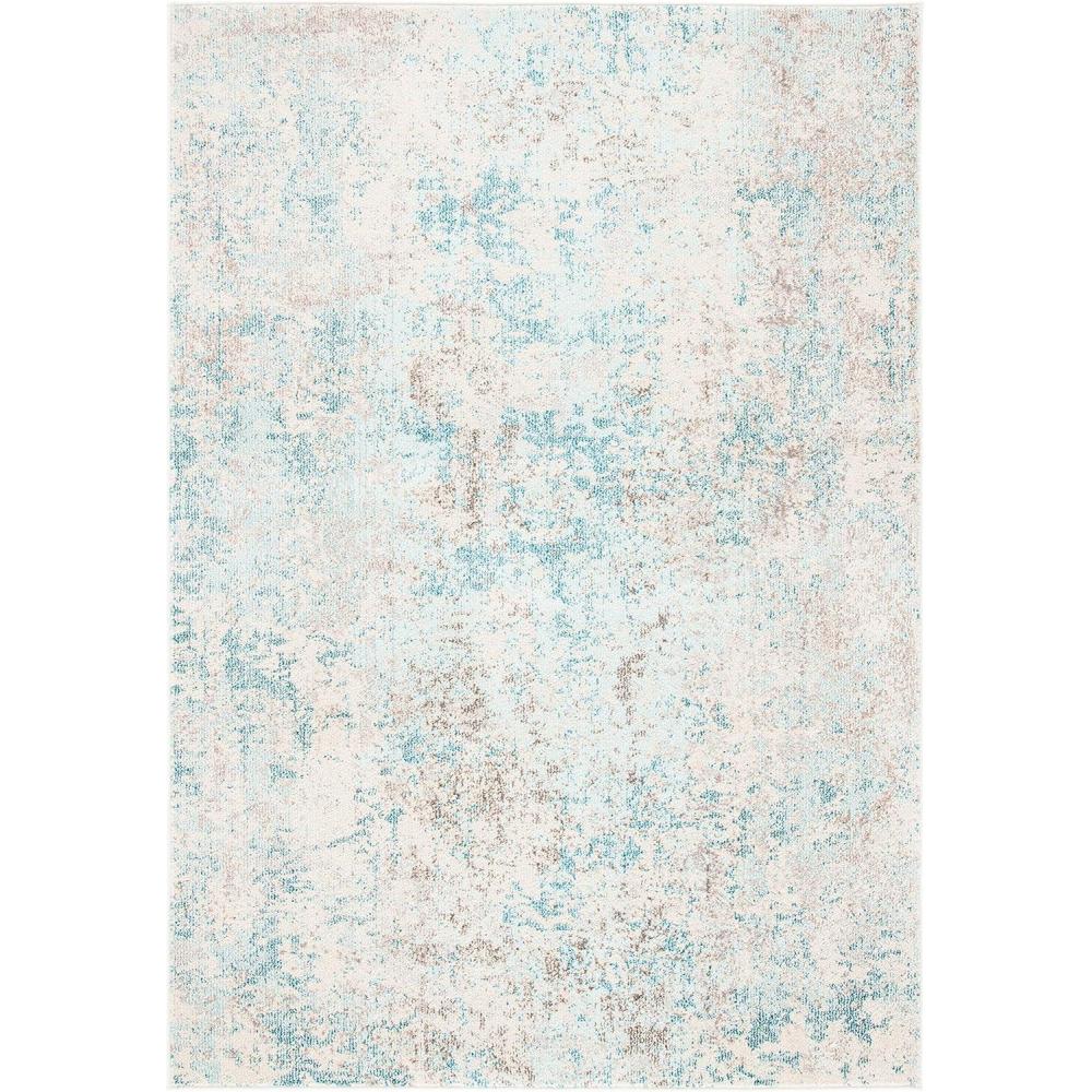 image:imageSAFAVIEH Madison Collection Area Rug 53 x 76 Grey amp Beige Modern Abstract Design NonShedding amp Easy Care Ideal for High Traffic Areas in Living Room Bedroom MAD453AIvoryTeal