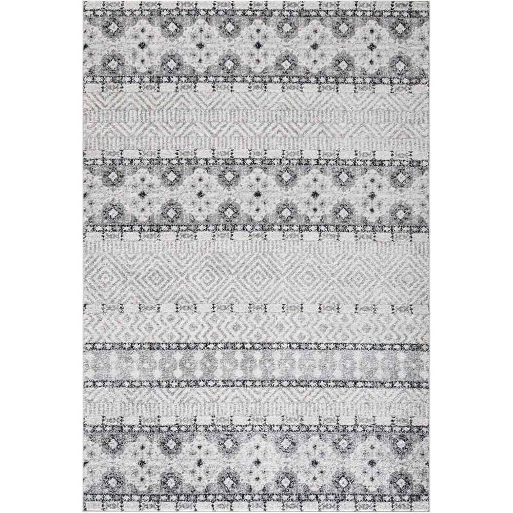 image:imageSAFAVIEH Madison Collection Area Rug 53 x 76 Grey amp Turquoise Boho Chic Design NonShedding amp Easy Care Ideal for High Traffic Areas in Living Room Bedroom MAD797GCharcoalGrey