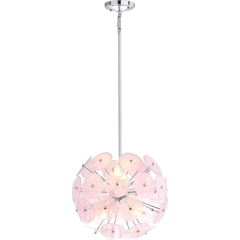 image:imageSAFAVIEH PND4019A Collection Montana Pendant Light SilverWhite