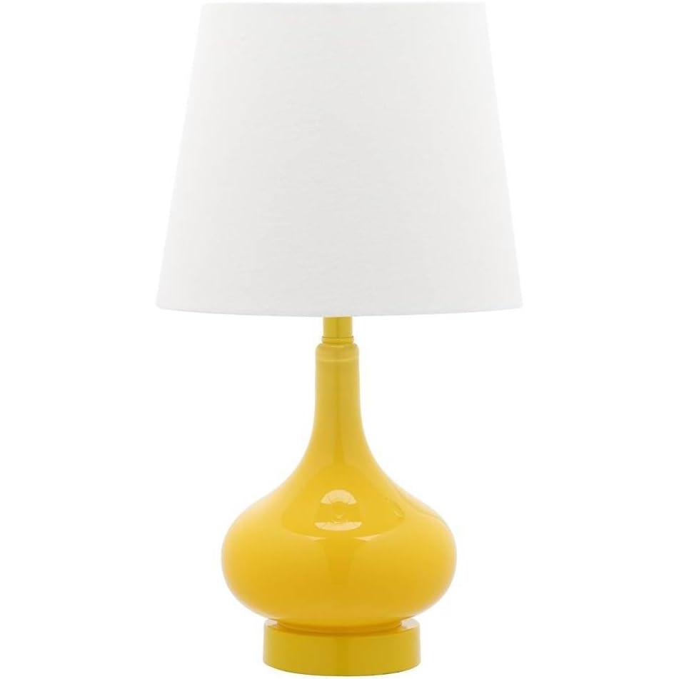 image:imageSafavieh Kids Lighting Collection Amy Orange Gourd 18inch Bedroom Living Room Home Office Desk Nightstand Table Lamp LED Bulb IncludedYellow