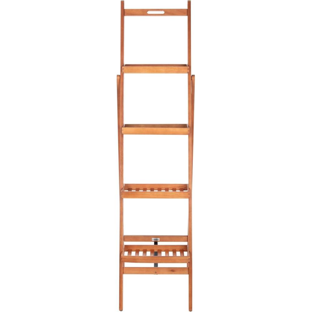 image:imageSafavieh Outdoor Collection Grenton Natural Brown 4Tier Shelf