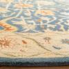 SAFAVIEH Antiquity Collection Area Rug – 5′ x 8′, Ivory, Handmade Traditional Oriental Wool, Ideal for High Traffic Areas in Living Room, Bedroom (AT14A)(Blue)