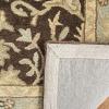 SAFAVIEH Antiquity Collection Area Rug – 5′ x 8′, Ivory, Handmade Traditional Oriental Wool, Ideal for High Traffic Areas in Living Room, Bedroom (AT14A)(Brown/Green)