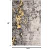 SAFAVIEH Area Rug 8×10 – Adirondack Collection – Large – Grey & Yellow, Modern Abstract Design, Non-Shedding & Easy Cleaning, Ideal for Living Room, Bedroom, Office, Dining Space (ADR134H)(Grey/Yellow)