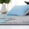 SAFAVIEH Area Rug 8×10 – Adirondack Collection – Large – Grey & Yellow, Modern Abstract Design, Non-Shedding & Easy Cleaning, Ideal for Living Room, Bedroom, Office, Dining Space (ADR134H)(Turquoise/Grey)