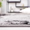 SAFAVIEH Area Rug 8×10 – Adirondack Collection – Large – Grey & Yellow, Modern Abstract Design, Non-Shedding & Easy Cleaning, Ideal for Living Room, Bedroom, Office, Dining Space (ADR134H)(Grey/Black)