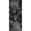 SAFAVIEH Area Rug 8×10 – Adirondack Collection – Large – Navy & Silver, Floral Glam Damask Design, Non-Shedding & Easy Cleaning, Ideal for Living Room, Bedroom, Office, Dining Space (ADR114N)(Black/Silver)