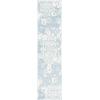 SAFAVIEH Area Rug 8×10 – Adirondack Collection – Large – Navy & Silver, Floral Glam Damask Design, Non-Shedding & Easy Cleaning, Ideal for Living Room, Bedroom, Office, Dining Space (ADR114N)(Grey/Ivory)