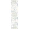 SAFAVIEH Area Rug 8×10 – Adirondack Collection – Large – Navy & Silver, Floral Glam Damask Design, Non-Shedding & Easy Cleaning, Ideal for Living Room, Bedroom, Office, Dining Space (ADR114N)(Ivory/Blue)