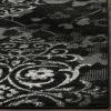 SAFAVIEH Area Rug 8×10 – Adirondack Collection – Large – Navy & Silver, Floral Glam Damask Design, Non-Shedding & Easy Cleaning, Ideal for Living Room, Bedroom, Office, Dining Space (ADR114N)(Black/Silver)