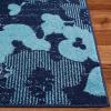 SAFAVIEH Area Rug 8×10 – Adirondack Collection – Large – Navy & Silver, Floral Glam Damask Design, Non-Shedding & Easy Cleaning, Ideal for Living Room, Bedroom, Office, Dining Space (ADR114N)(Navy/Aqua)
