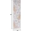SAFAVIEH Area Rug 8×10 – Aston Collection – Large – Grey & Blue, Modern Abstract Design, Non-Shedding & Easy Cleaning, Ideal for Living Room, Bedroom, Office, Dining Space (ASN708F)(Grey/Rust)