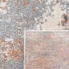 SAFAVIEH Area Rug 8×10 – Aston Collection – Large – Grey & Blue, Modern Abstract Design, Non-Shedding & Easy Cleaning, Ideal for Living Room, Bedroom, Office, Dining Space (ASN708F)(Grey/Rust)