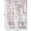 SAFAVIEH Area Rug 8×10 – Aston Collection – Large – Ivory & Grey, Modern Abstract Design, Non-Shedding & Easy Cleaning, Ideal for Living Room, Bedroom, Office, Dining Space (ASN713A)(Ivory/Grey)