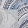 SAFAVIEH Area Rug 8×10 – Craft Collection – Large – Blue & Grey, Modern Abstract Design, Non-Shedding & Easy Cleaning, Ideal for Living Room, Bedroom, Office, Dining Space (CFT845M)(Blue/Grey)