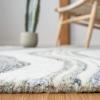 SAFAVIEH Area Rug 8×10 – Fifth Avenue Collection – Large – Beige & Ivory, Handmade Wool, Mid-Century Modern Design, Ideal for Living Room, Bedroom, Office, Dining Space (FTV121B)(Grey/Ivory)
