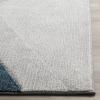 SAFAVIEH Area Rug 8×10 – Hollywood Collection – Large – Grey & Teal, Mid-Century Modern Design, Non-Shedding & Easy Cleaning, Ideal for Living Room, Bedroom, Office, Dining Space (HLW710D)(Grey/Teal)
