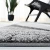 SAFAVIEH Area Rug 8×10 – Hollywood Collection – Large – Grey & Teal, Mid-Century Modern Design, Non-Shedding & Easy Cleaning, Ideal for Living Room, Bedroom, Office, Dining Space (HLW710D)(Grey/Green)