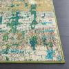 SAFAVIEH Area Rug 8×10 – Madison Collection – Large – Blue & Green, Modern Abstract Design, Non-Shedding & Easy Cleaning, Ideal for Living Room, Bedroom, Office, Dining Space (MAD469A)(Green/Beige)
