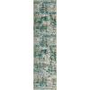 SAFAVIEH Area Rug 8×10 – Madison Collection – Large – Blue & Green, Modern Abstract Design, Non-Shedding & Easy Cleaning, Ideal for Living Room, Bedroom, Office, Dining Space (MAD469A)(Sage/Rust)
