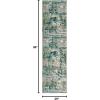 SAFAVIEH Area Rug 8×10 – Madison Collection – Large – Blue & Green, Modern Abstract Design, Non-Shedding & Easy Cleaning, Ideal for Living Room, Bedroom, Office, Dining Space (MAD469A)(Sage/Rust)