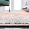 SAFAVIEH Area Rug 8×10 – Madison Collection – Large – Blue & Grey, Modern Boho Abstract Design, Non-Shedding & Easy Cleaning, Ideal for Living Room, Bedroom, Office, Dining Space (MAD440M)(Grey/Orange)