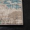 SAFAVIEH Area Rug 8×10 – Madison Collection – Large – Blue & Grey, Modern Boho Abstract Design, Non-Shedding & Easy Cleaning, Ideal for Living Room, Bedroom, Office, Dining Space (MAD440M)(Blue/Beige)