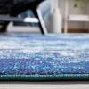 SAFAVIEH Area Rug 8×10 – Madison Collection – Large – Blue & Grey, Modern Boho Abstract Design, Non-Shedding & Easy Cleaning, Ideal for Living Room, Bedroom, Office, Dining Space (MAD440M)(Navy/Ivory)