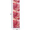 SAFAVIEH Area Rug 8×10 – Madison Collection – Large – Blue & Grey, Modern Boho Abstract Design, Non-Shedding & Easy Cleaning, Ideal for Living Room, Bedroom, Office, Dining Space (MAD440M)(Red/Ivory)