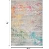SAFAVIEH Area Rug 8×10 – Madison Collection – Large – Blue & Grey, Modern Boho Abstract Design, Non-Shedding & Easy Cleaning, Ideal for Living Room, Bedroom, Office, Dining Space (MAD440M)(Grey/Gold)