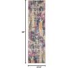 SAFAVIEH Area Rug 8×10 – Madison Collection – Large – Ivory & Blue, Modern Boho Abstract Design, Non-Shedding & Easy Cleaning, Ideal for Living Room, Bedroom, Office, Dining Space (MAD143B)(Ivory/Blue)