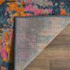 SAFAVIEH Area Rug 8×10 – Madison Collection – Large – Ivory & Blue, Modern Boho Abstract Design, Non-Shedding & Easy Cleaning, Ideal for Living Room, Bedroom, Office, Dining Space (MAD143B)(Blue/Orange)