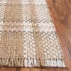 SAFAVIEH Area Rug 8×10 – Natural Fiber Collection – Large – Natural & Bleach, Handmade Jute, Plaid Pattern, Ideal for Living Room, Bedroom, Dining Space (NF841A)(Natural/Bleach)