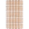 SAFAVIEH Area Rug 8×10 – Natural Fiber Collection – Large – Natural & Bleach, Handmade Jute, Plaid Pattern, Ideal for Living Room, Bedroom, Dining Space (NF841A)(Natural/Bleach)